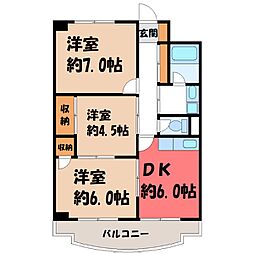 間取図画像 3DK