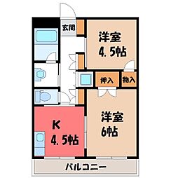 間取図画像 2DK