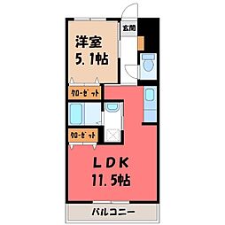 間取図画像 1LDK