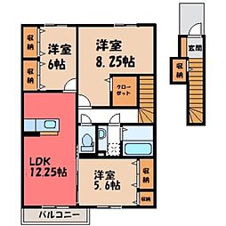間取図画像 3LDK