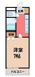間取図画像 1K
