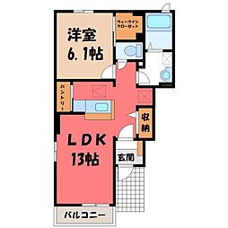 間取図画像 1LDK