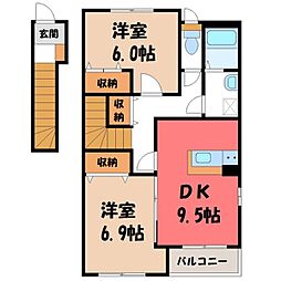 ホワイティ D 2階/-