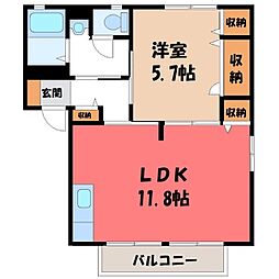 シャーメゾンしらさぎ B 2階