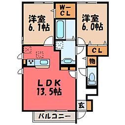 カーサ ソレール II C 1階
