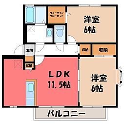 ロイヤル・ガーデン D 1階/-