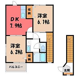 エスニックハウス B 2階/-