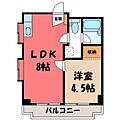 利久マンション4階4.4万円