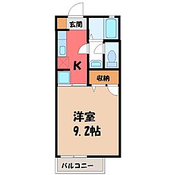宇都宮芳賀ライトレール線 駅東公園前駅 徒歩20分 1階/-
