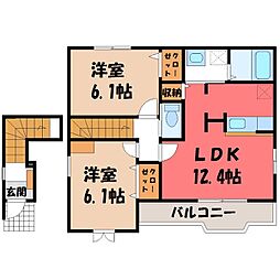 メゾン・ド K&B I 2階/-