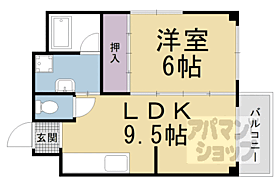 京都府京都市山科区上花山久保町（賃貸マンション1LDK・4階・35.47㎡） その2