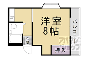 京都府京都市山科区川田欠ノ上（賃貸マンション1K・1階・21.00㎡） その2