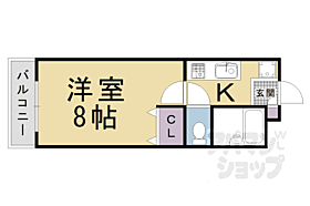 京都府向日市物集女町中海道（賃貸マンション1K・3階・24.00㎡） その2