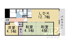 京都府京都市山科区音羽野田町（賃貸マンション3LDK・5階・68.43㎡） その2