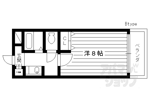 マース・リヴィエール 406｜京都府京都市伏見区新町4丁目(賃貸マンション1K・4階・22.19㎡)の写真 その2