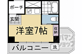 桃山グランドハイツ 411 ｜ 京都府京都市伏見区東奉行町（賃貸マンション1R・4階・22.26㎡） その2