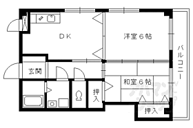 リベラシオン稲荷 203 ｜ 京都府京都市伏見区深草秡川町（賃貸マンション2LDK・2階・45.92㎡） その2