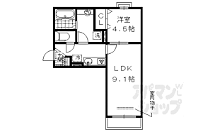 グラシア洛水 201 ｜ 京都府京都市伏見区横大路畑中町（賃貸アパート1LDK・2階・41.66㎡） その2