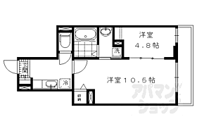 カーサアルドーレI 106 ｜ 京都府京都市伏見区深草大亀谷東久宝寺町（賃貸アパート1LDK・1階・40.29㎡） その2