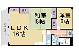 ワンエイト 202 ｜ 京都府京都市伏見区横大路貴船（賃貸マンション2LDK・2階・57.50㎡） その2