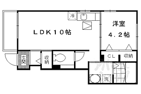 チェリーブラッサム 102 ｜ 京都府宇治市木幡南山（賃貸アパート1LDK・1階・41.48㎡） その2