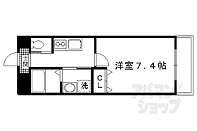 プラリア竹田 406 ｜ 京都府京都市伏見区竹田中内畑町（賃貸マンション1K・4階・24.91㎡） その2