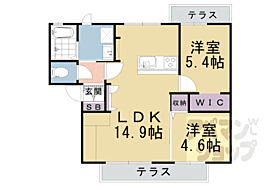 京都府京都市山科区西野山階町（賃貸アパート1LDK・1階・56.00㎡） その2