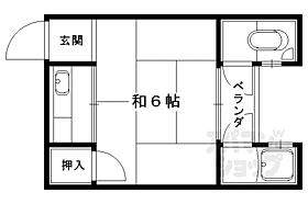 京都府京都市山科区御陵別所町（賃貸アパート1R・2階・17.00㎡） その2