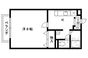 京都府長岡京市東神足2丁目（賃貸アパート1K・1階・26.71㎡） その2