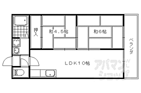 京都府京都市山科区御陵下御廟野町（賃貸マンション2LDK・2階・38.00㎡） その2