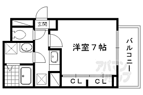 京都府長岡京市長岡1丁目（賃貸アパート1K・2階・25.83㎡） その2