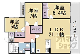 エスリード伏見丹波橋 402 ｜ 京都府京都市伏見区堀詰町（賃貸マンション3LDK・4階・87.60㎡） その2