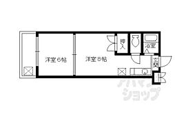 ティファニーハイツ 2階2Kの間取り