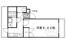 伏水館 1階1Kの間取り