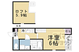ハーモニーテラスNT 1Kの間取図画像
