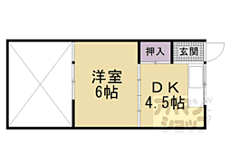 月見荘の間取図画像