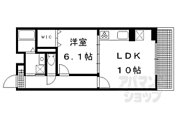 エリシオンレジデンス3 1LDKの間取図画像