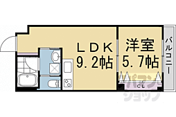 ソフィア墨染駅前 1DKの間取図画像