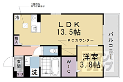 🉐敷金礼金0円！🉐京都地下鉄東西線 東野駅 徒歩18分