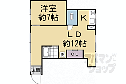 YUビル 1LDKの間取図画像