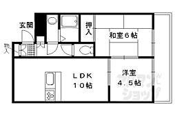 ボーリバージュ 2LDKの間取図画像