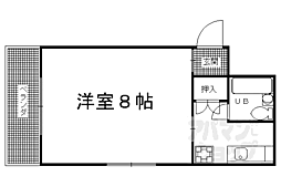 フカクサグリーンハウス 1Kの間取図画像