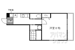 コモン・スペース藤森 1Kの間取図画像