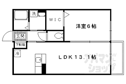 ルアンブルA 1LDKの間取図画像
