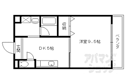 コンフォールオオクボ 1DKの間取図画像
