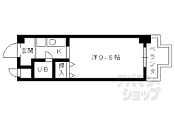 メゾンG向島 1Kの間取図画像
