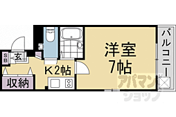 ネオレジデンス 1Kの間取図画像