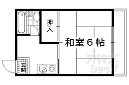 メゾンフリスコ 1Kの間取図画像
