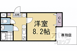 京都市伏見区成町マンション 1Kの間取図画像