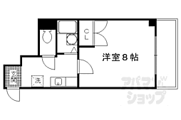 ブレーメン 1Kの間取図画像